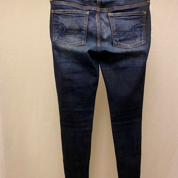 American Eagle 2 Short Jeggings Distressed Patched Vintage Collection Jeans - Picture 12 of 12